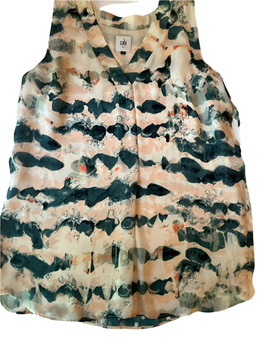 CABI Peach Multicolored  Polyester top size XS
