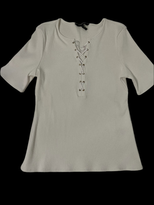 WHBMFORME Cream lace string top Size -XL new with tags