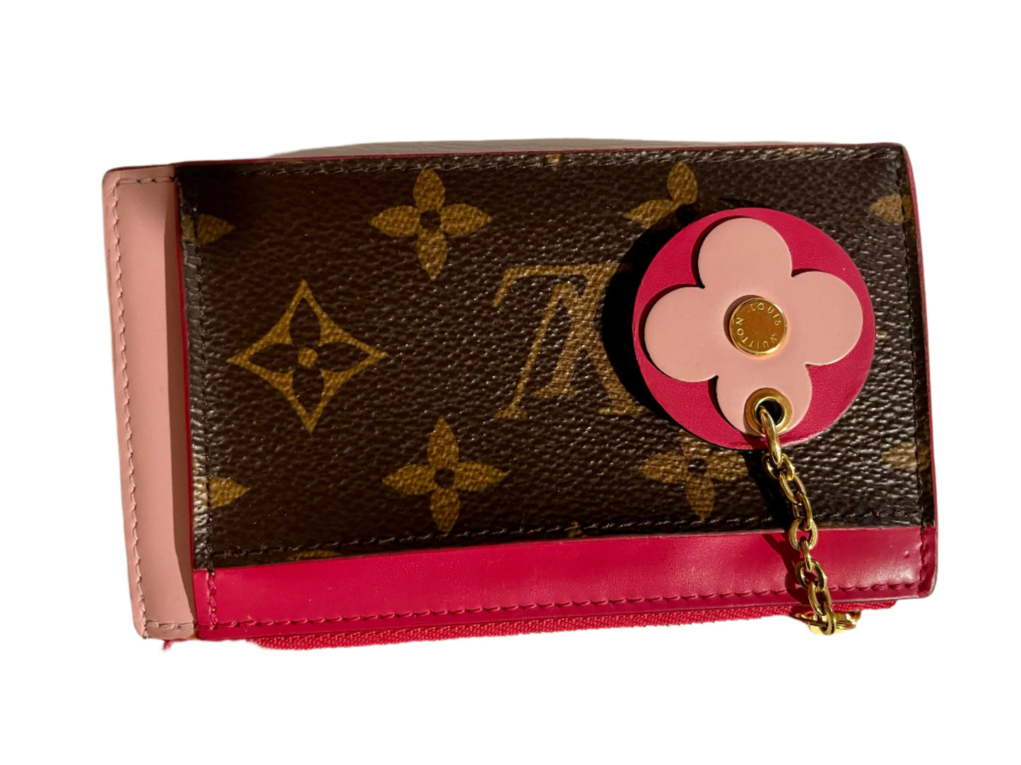 Louis Vuitton mini wallet with charm