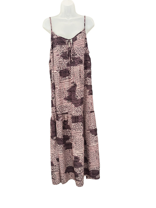 Ces Femme Pasely design  long sleevless dress Size- L