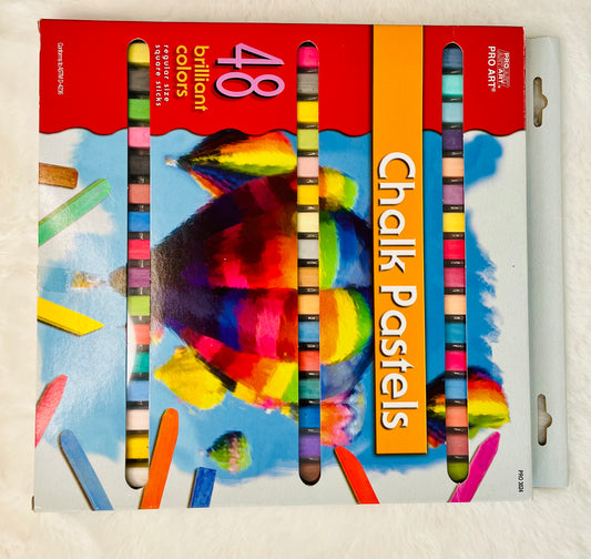 PRO ART Chalk Pastels 48 brilliant colors