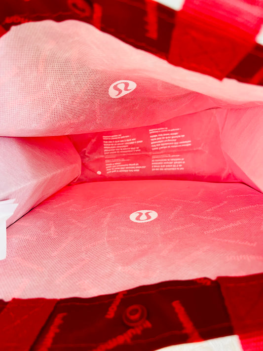 LuluLemon pink tote