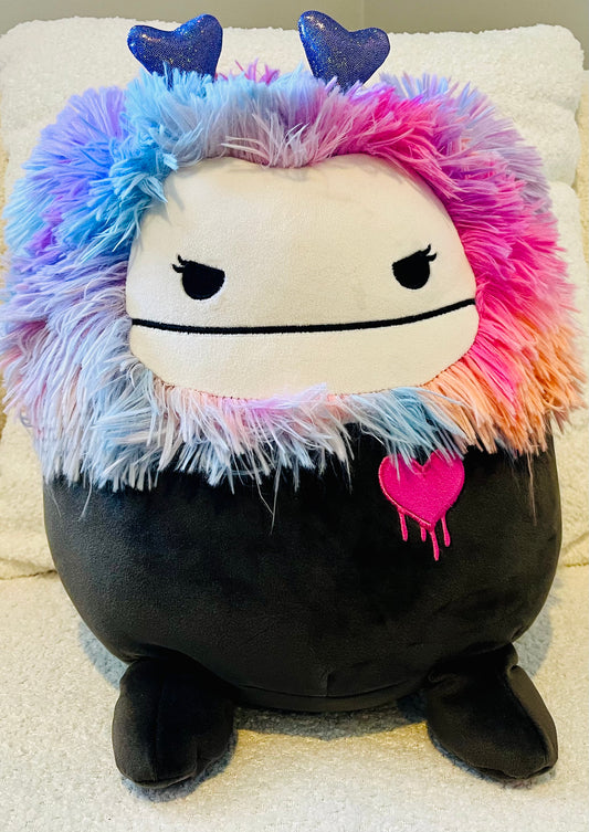 16" Frumpy The Bigfoot  Valentine's Day Squishmallow (Preloved)